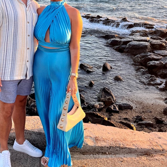 L'IDEE Renaissance Top and Bisous Pant - Size M. Cloud Blue. - Picture 3 of 6